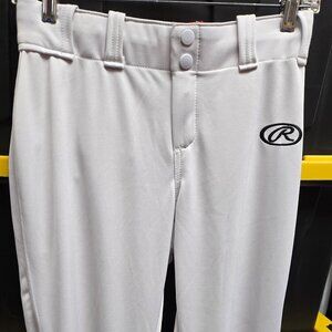 Rawlings Pants WLNCH-W-90 Women's Low Rise Softball Pant White Large